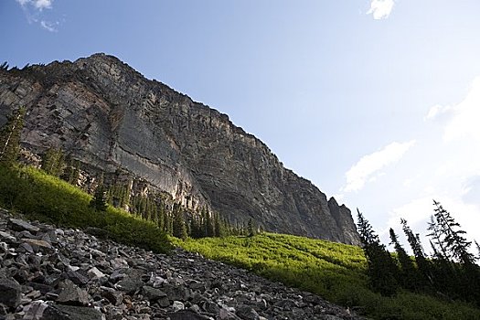 山,路易斯湖,艾伯塔省,加拿大