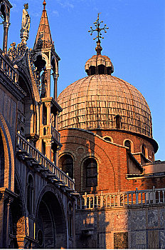 特写,大教堂,威尼斯,意大利