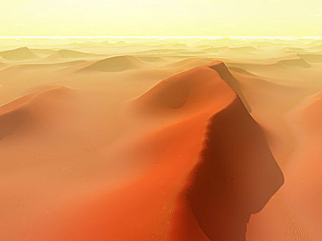 沙丘,沙子,风暴,阿塔卡马沙漠,区域,秘鲁,南美