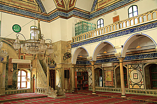 室内,清真寺,以色列