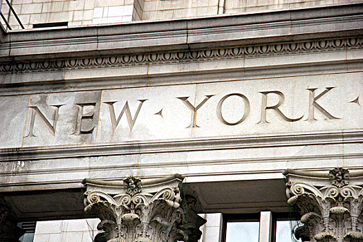 文字,纽约,雕刻,石头,建筑,下曼哈顿