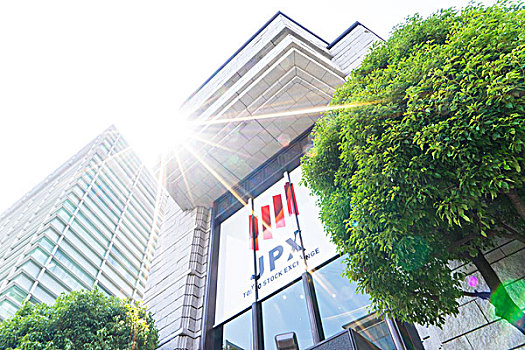 现代办公室,建筑,东京,证券交易所,阳光