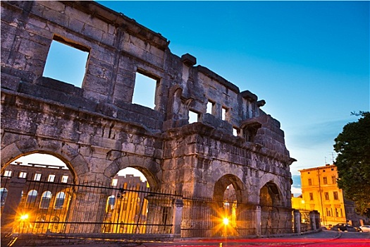 古罗马竞技场,普拉,克罗地亚