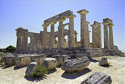 庙宇,埃伊那岛,希腊