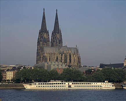 大教堂,博物馆,科隆,莱茵河,德国