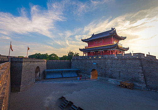 日里,荆州,古城墙,壮观