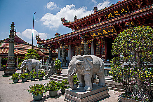 广东潮州古城开元寺大悲殿