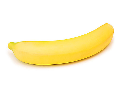 黄色,香蕉,隔绝,白色背景