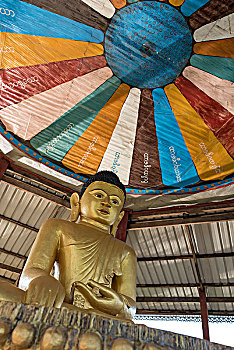 佛像,塔,缅甸,亚洲