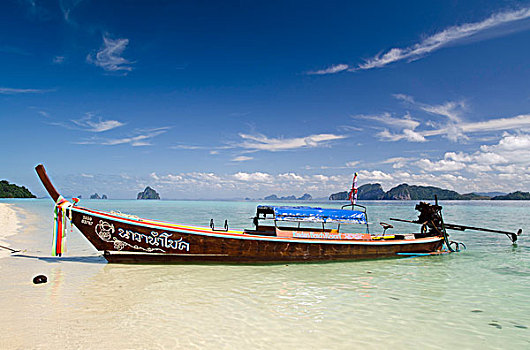 船,沙滩,苏梅岛,岛屿,省,泰国,东南亚,亚洲