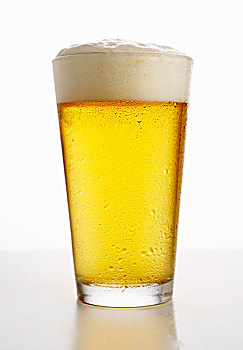 玻璃杯,窖藏啤酒
