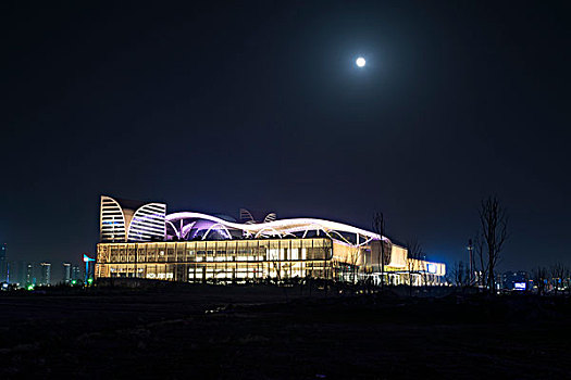 杭州国际博览中心夜景