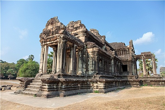 古老,庙宇,吴哥,柬埔寨