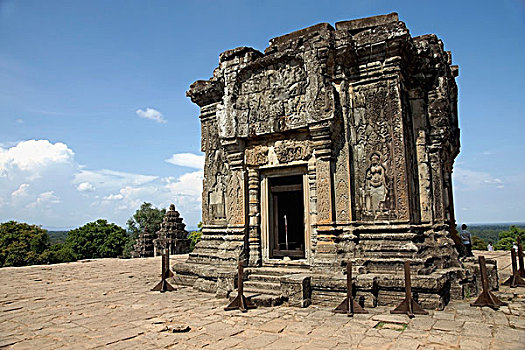 柬埔寨,山顶,庙宇,吴哥窟