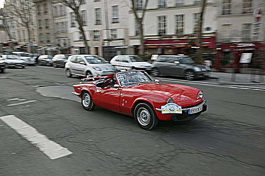 法国巴黎古董车-老爷车