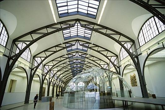 展厅,博物馆,汉堡包,火车站,柏林,德国