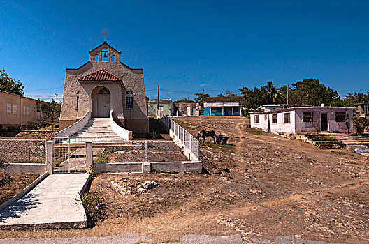 教堂,西恩富戈斯,省,古巴,西印度群岛,加勒比