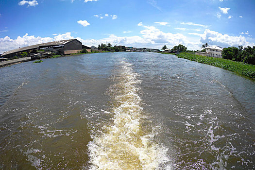 乡村,下巴,河,泰国