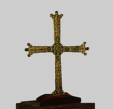 维多利亚,十字架,保存,神圣,奥维耶多,大教堂