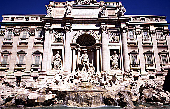 罗马,俯视,过渡,风格,巴洛克,古典,工作