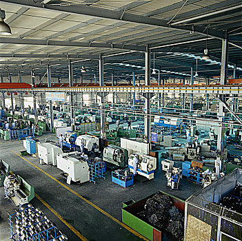 中国制造,工厂,机加工,车床,锻压