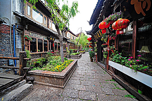 丽江,丽江古城,街景