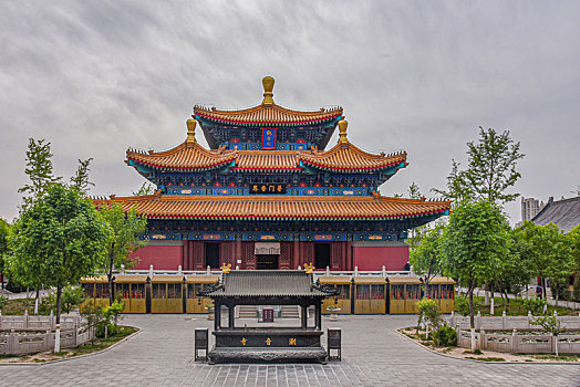 天津市滨海新区潮音寺风光