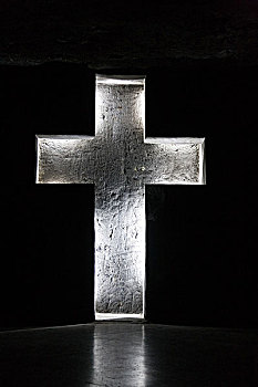 十字架,盐,大教堂,哥伦比亚