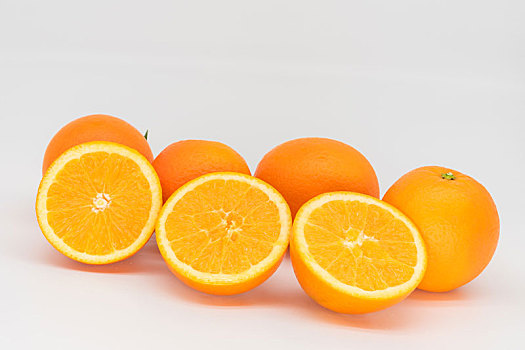 美味可口的水果,脐橙特写