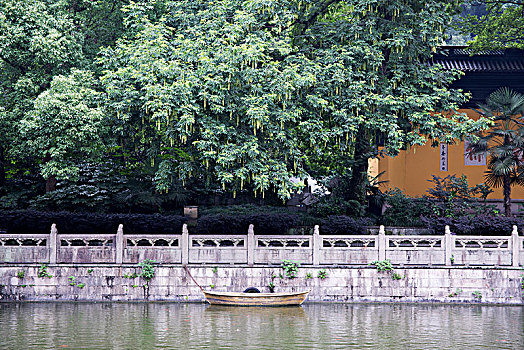 杭州西湖,净慈寺,放生池