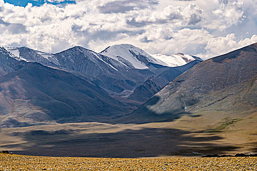 蒙古,省,山,高,荒芜,山谷,风景,地形