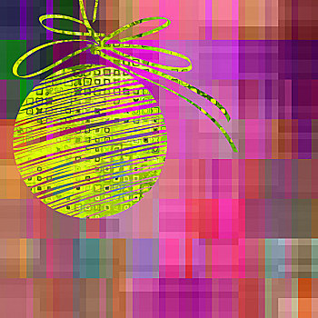 艺术,圣诞球,金色,抽象图案,粉色,黄金,紫色,丁香,背景