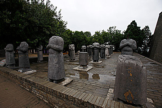 西安乾陵石像