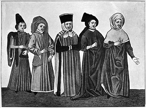 服饰,15世纪,艺术家,未知