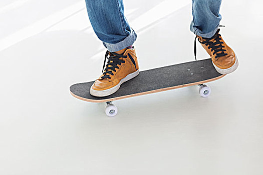 滑板,白色背景,表面