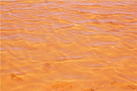 福门特拉岛,盐厂,红色,水