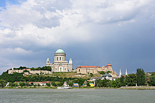 埃斯泰尔戈姆,奶奶,城堡,山,大教堂,教堂,多瑙河,斯洛伐克,匈牙利