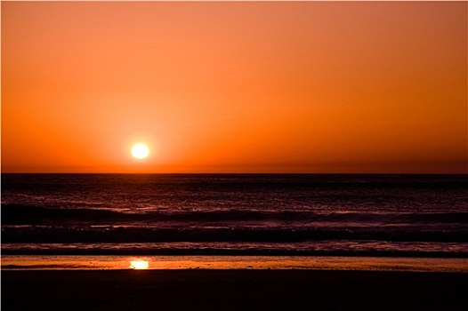 日落,摩洛哥