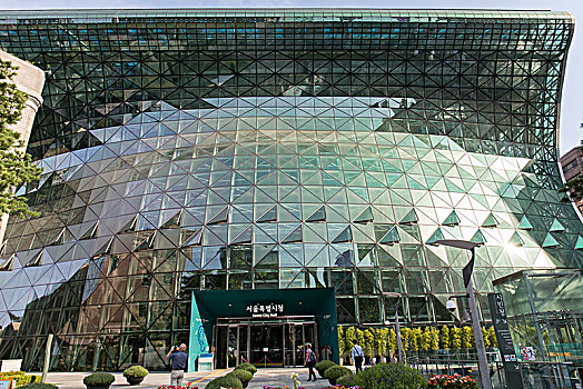 市政厅,首尔,韩国,亚洲