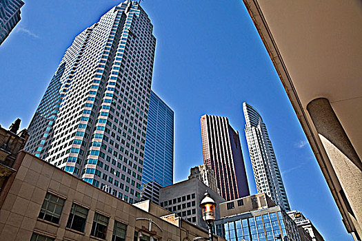 摩天大楼,央街,多伦多,安大略省,加拿大