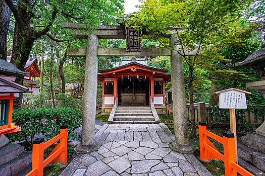 日本京都太田神社与白鬚神社