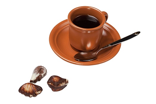 咖啡杯,巧克力