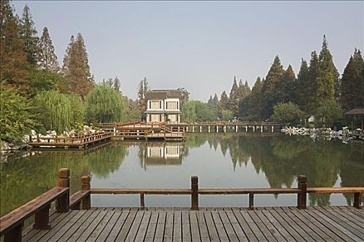 公园,西湖,杭州,浙江,中国