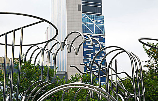 摩天大楼,九龙,公园,香港