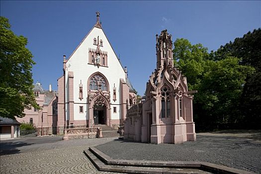 小教堂,山,莱茵兰普法尔茨州,德国,欧洲