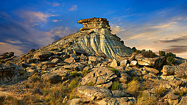 岩石构造,联合国教科文组织,生物保护区,纳瓦拉,西班牙,欧洲