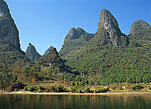 山色,漓江,桂林,中国