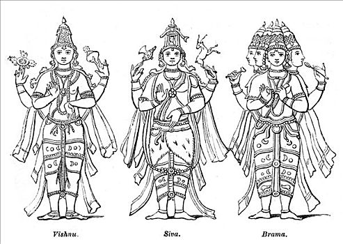 毗湿奴,湿婆神,艺术家