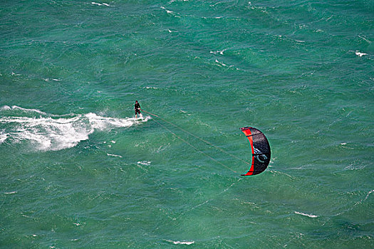 夏威夷,毛伊岛,风筝冲浪,北方,岸边
