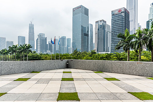 中国广东省深圳市cbd建筑外景